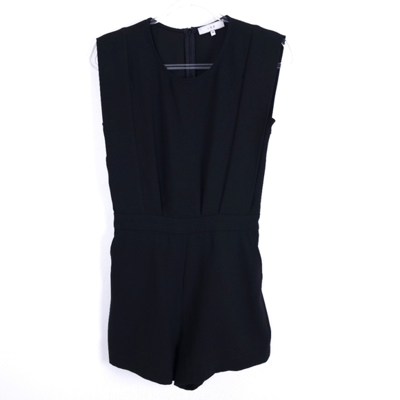 IRO Ovide High Neck Structured Romper Black size 34 US 4 - Picture 1 of 12